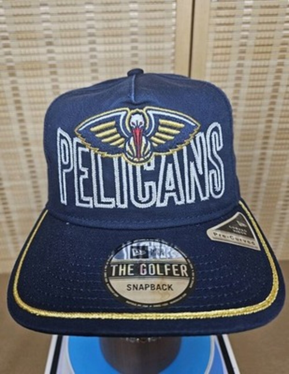 New Era New Orleans Pelicans The Golfer Snapback Hat OSFM Navy NBA NWT